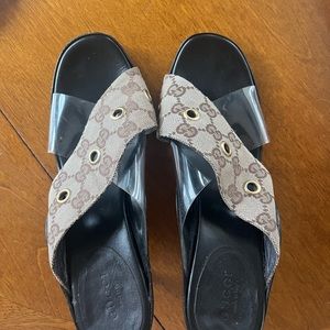 Vintage Gucci sandals.